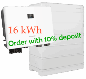 Sungrow Single Phase 10KW Inverter/16 kWh Battery