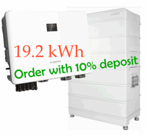 Sungrow Single Phase 10KW Inverter/19.2 kWh Battery